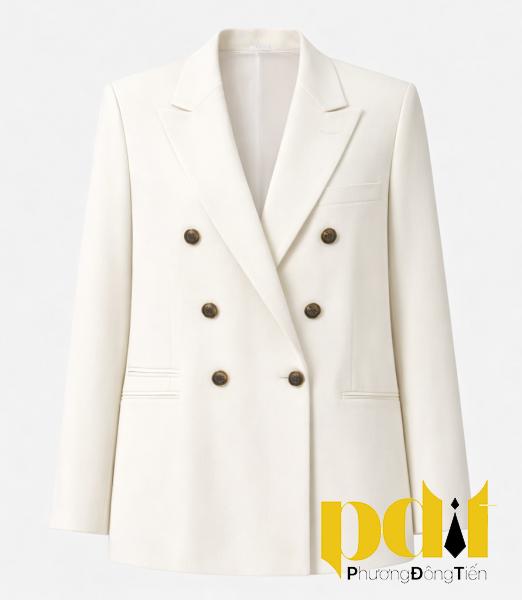 Blazer Nữ Trắng Cao Cấp – Áo Blazer Nữ Thanh Lịch