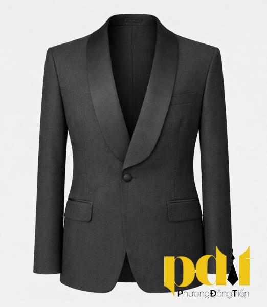 Vest Nam Tuxedo Đen Cao Cấp – Vest Nam Dự Tiệc Sang Trọng