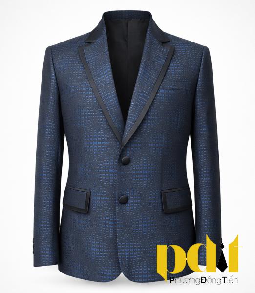 Vest Nam Dự Tiệc Xanh Đen – Áo Vest Nam Cao Cấp Lịch Lãm