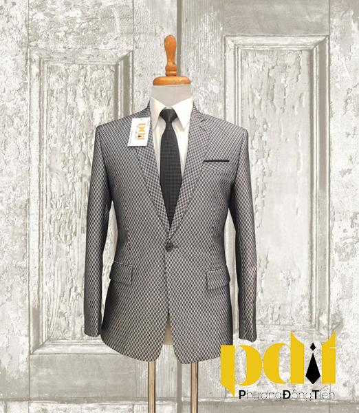 VEST XÁM HỌA TIẾT CỔ ĐIỂN - PDT 01
